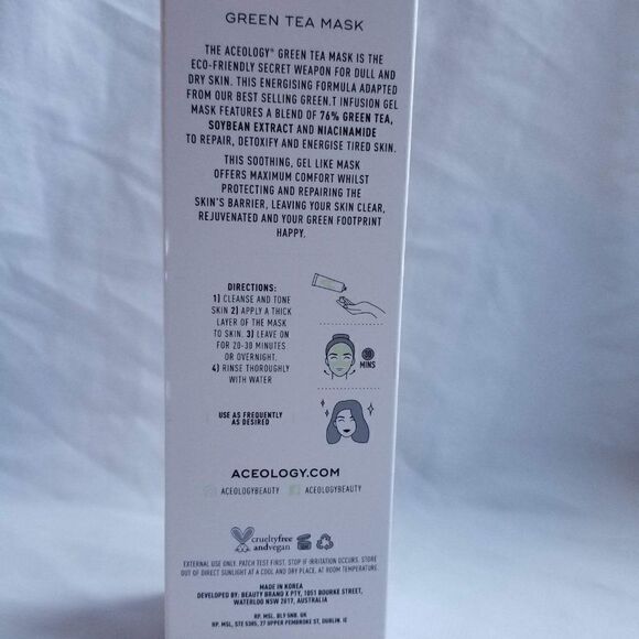 Aceology Green Tea Mask 65 ml / 2.19 fl oz - Picture 4 of 8